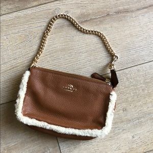 *Like new* leather Coach mini purse